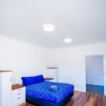 the goldminer accessible studio apartment internal view with double bed