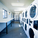 internal view of goldminer laundry room